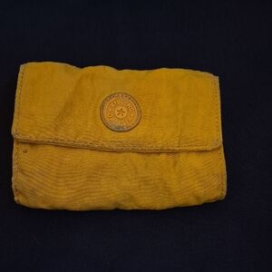 Kipling Mustard Yellow Wallet 4inch×5.5inch